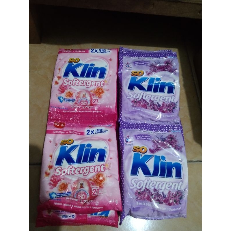 Soklin detergent bubuk renteng / so klin bubuk renteng / soklin 5000an / sabun cuci bubuk soklin / s