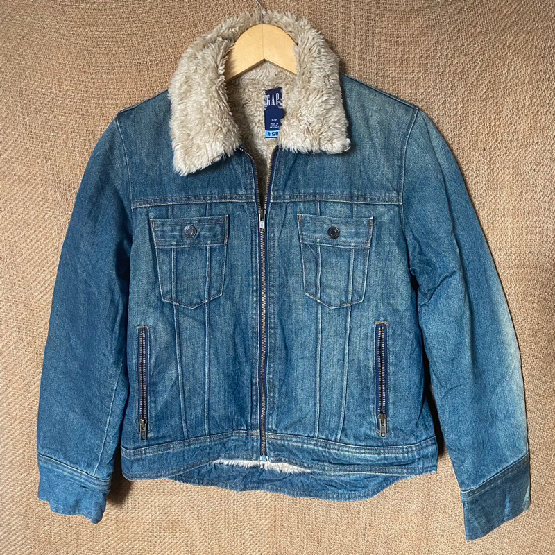 Gap Denim Sherpa Jacket Woman