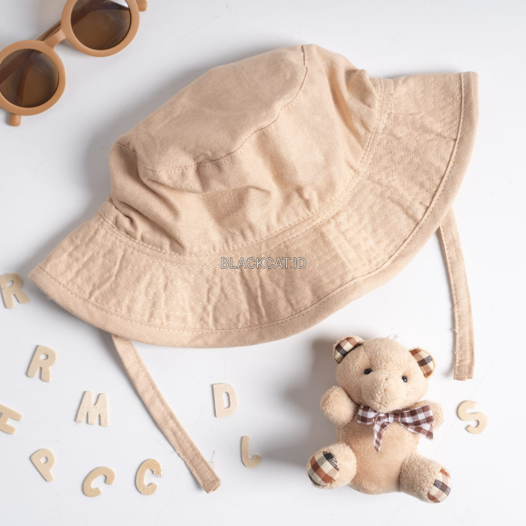 TOPI RIMBA TALI ANAK POLOS UNISEX