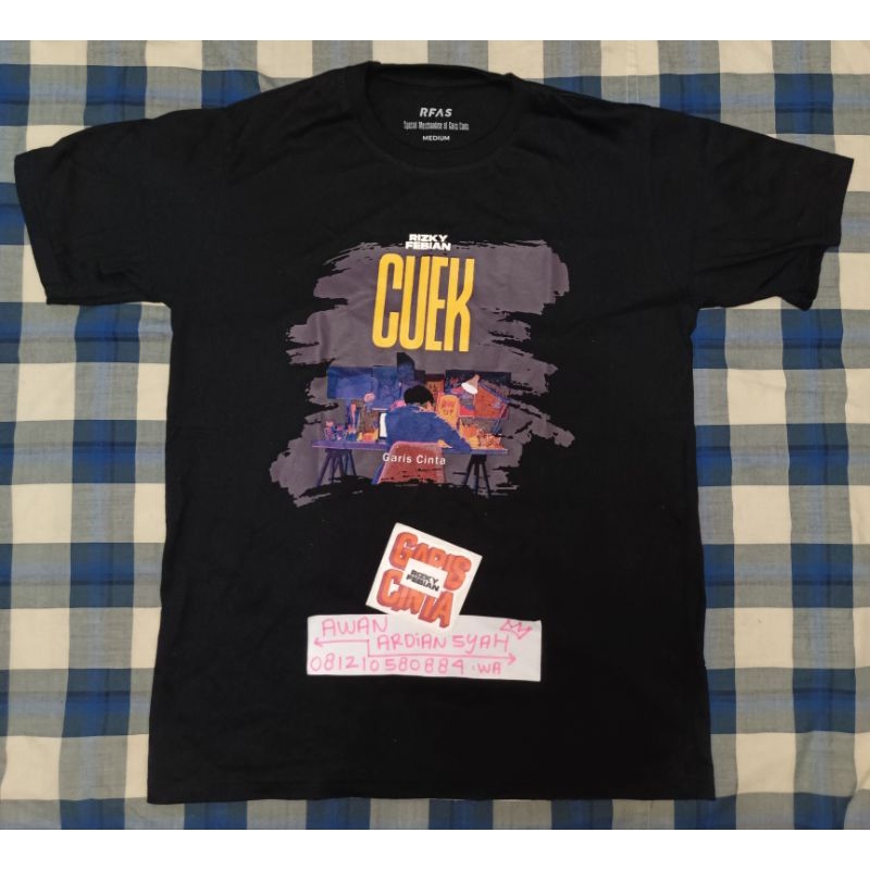 kaos rizky febian cuek original