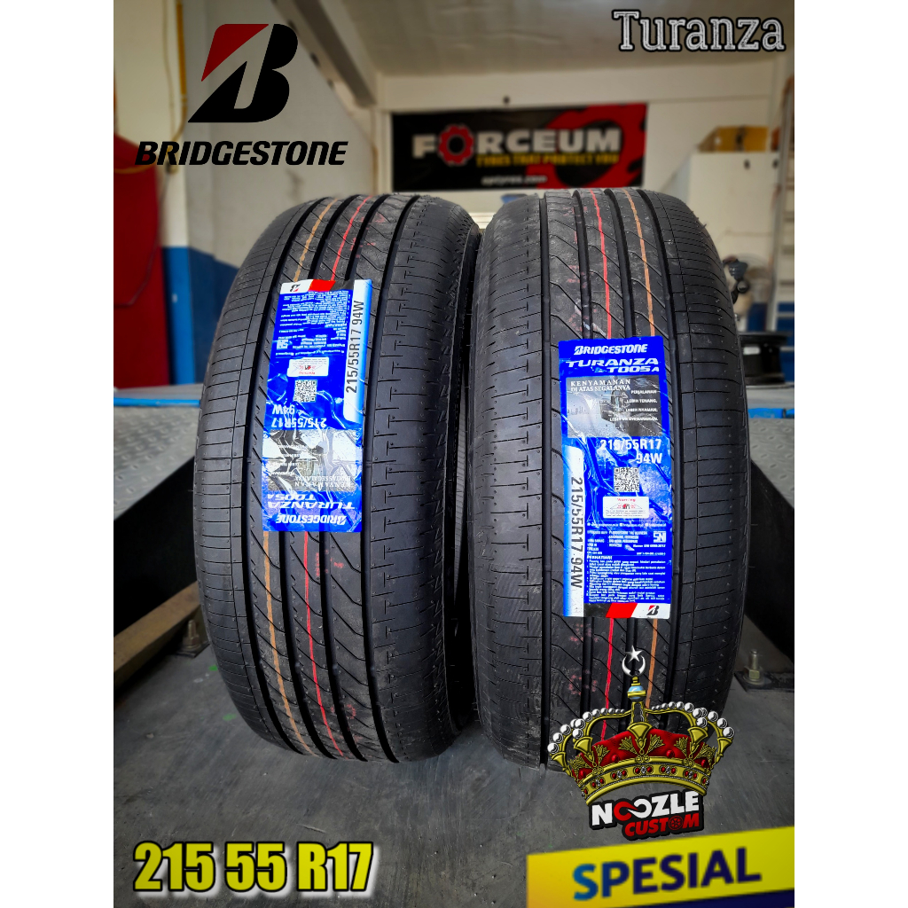 BAN MOBIL BRIDGESTONE 215 55 R17 BAN LUAR LOKAL TUBLES RING 17 BAN BS