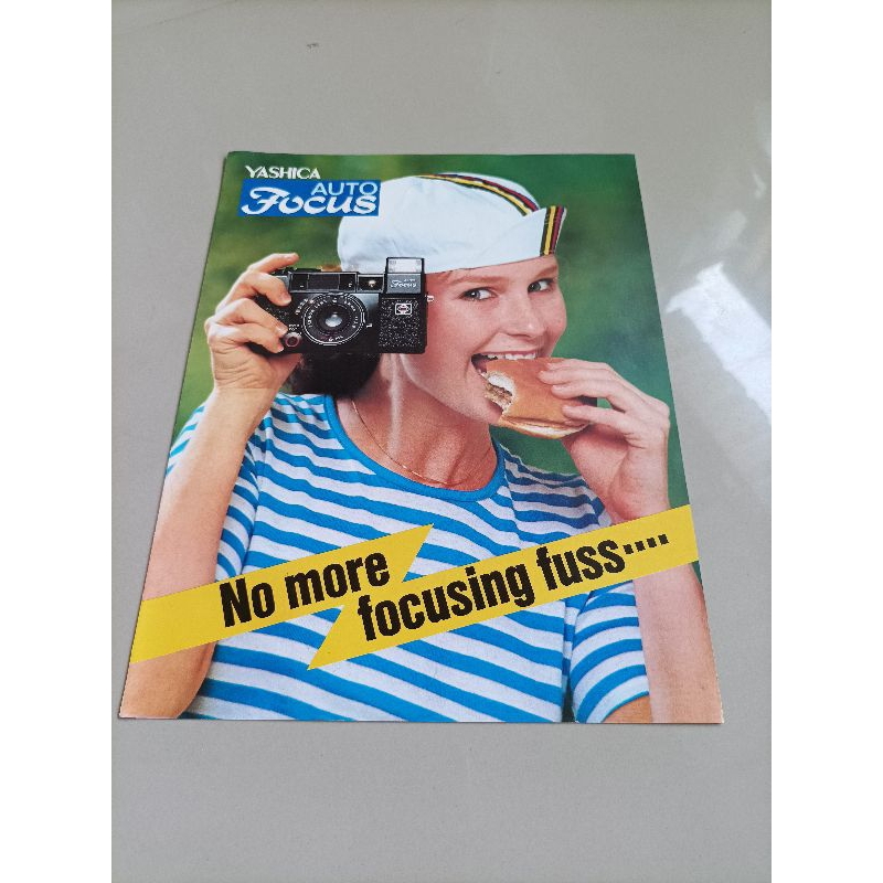 Brosur lawas Kamera Yashica auto focus
