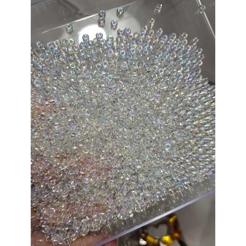 pasir 8o silver pasir buat ujung ronce 100gr payet jepang mote manik manik2