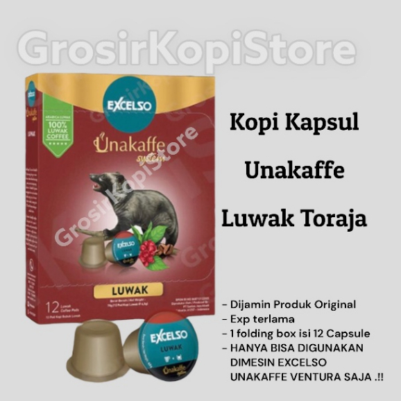 

Kopi Kapsul Excelso Unakaffe Luwak