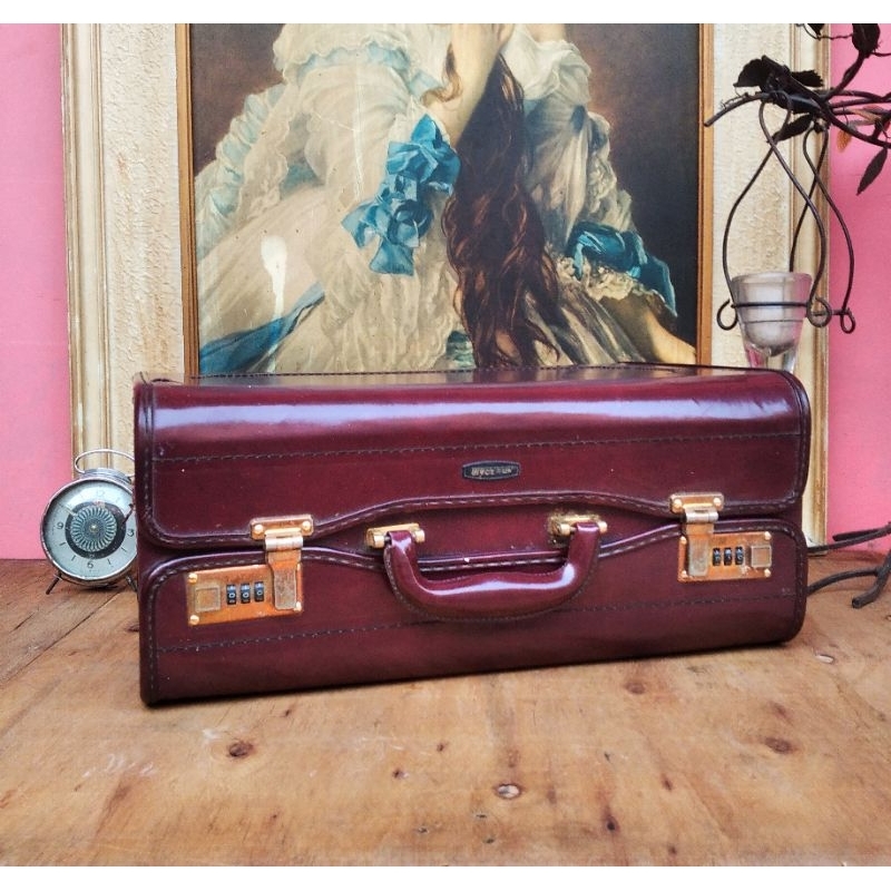 tas koper merk investor antik vintage jadul lawas kuno retro unik