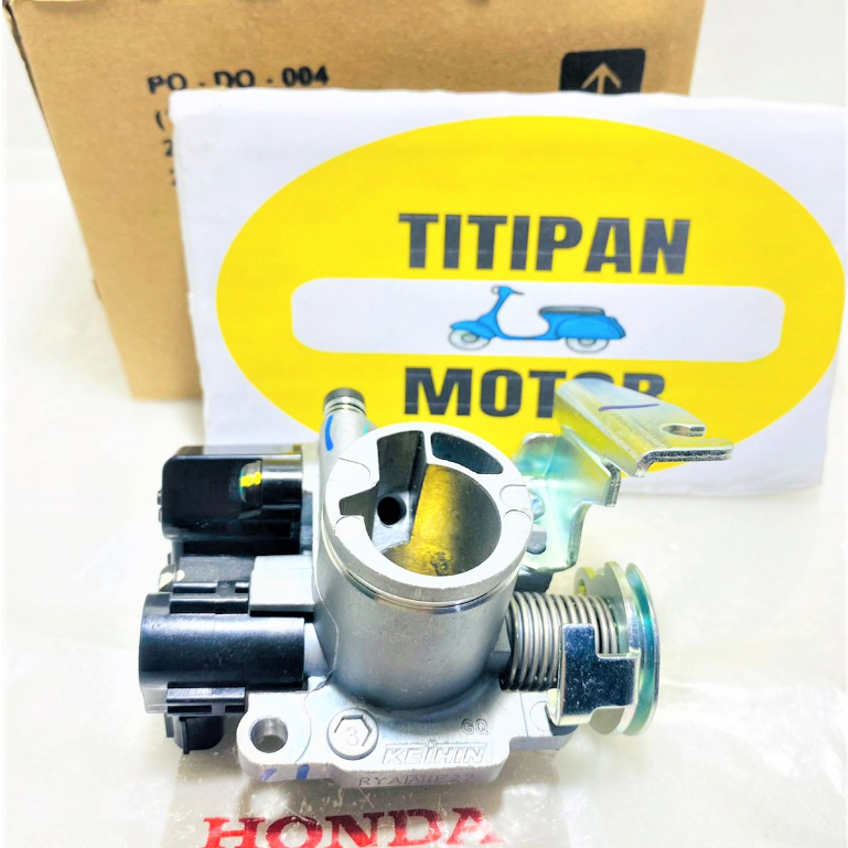 THROTTLE BODY TROTLE BODI TROTOL BODY TB BEAT FI SCOOPY FI VARIO 110 FI SPACY FI K93 K81 TAHUN 2014 