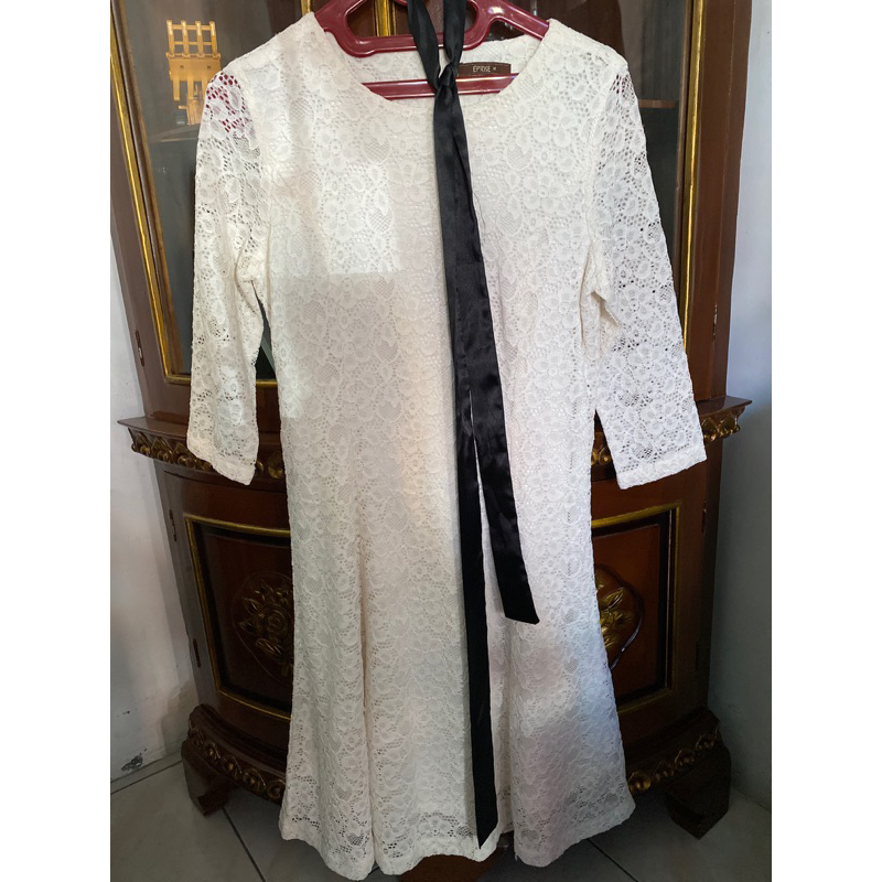 dress brokat eprise wrna BW