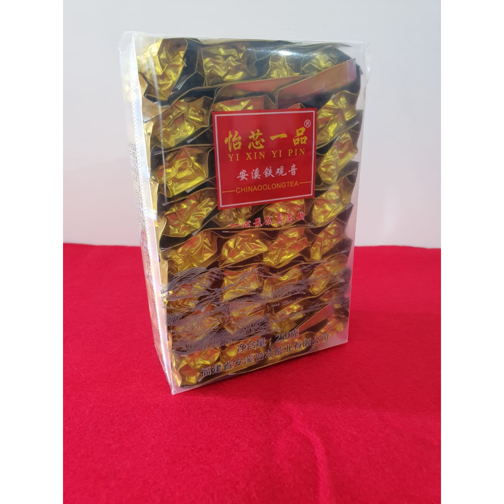 

Teh Tie Guan Yin / Chinese Tea Import 250 gr isi 32 packs / Chinese Oolong Tea