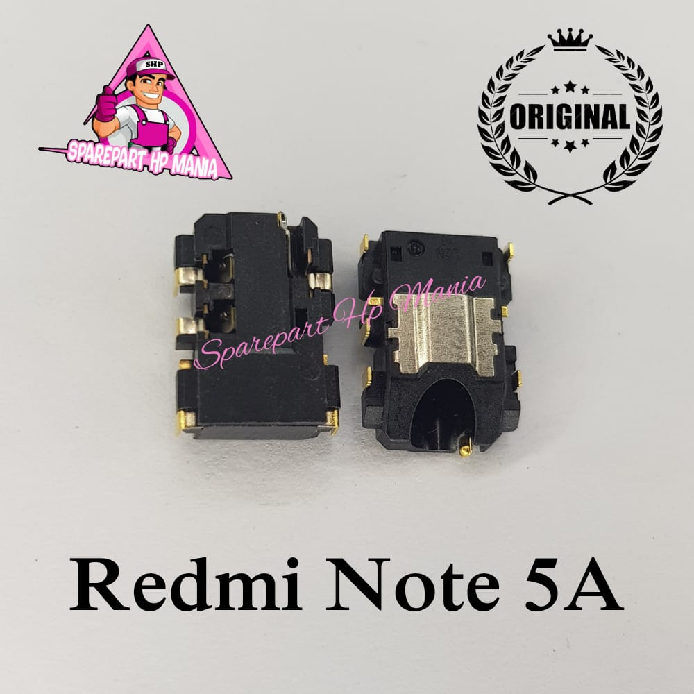 KONEKTOR HEADSET REDMI NOTE 5A ORIGINAL CONNECTOR HANDSFREE XIAOMI