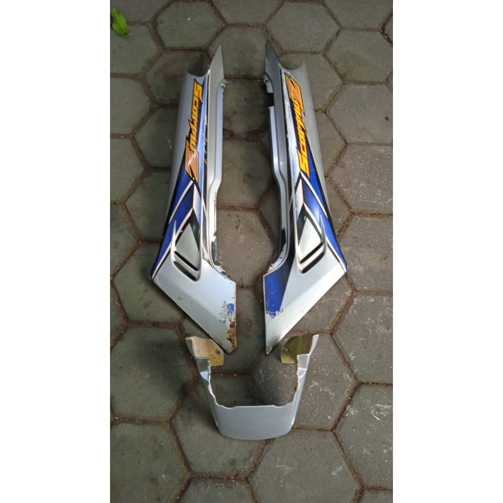 Cover Body Bodi Satu Set Yamaha Scorpio Z original copotan
