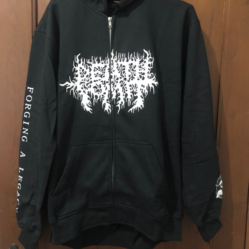 Zip Hoodie Death Vomit - Forging Logo