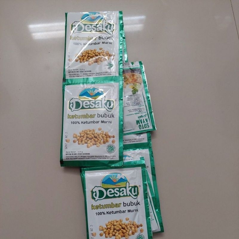 

Desaku ketumbar bubuk 1 renteng isi 12 sachet