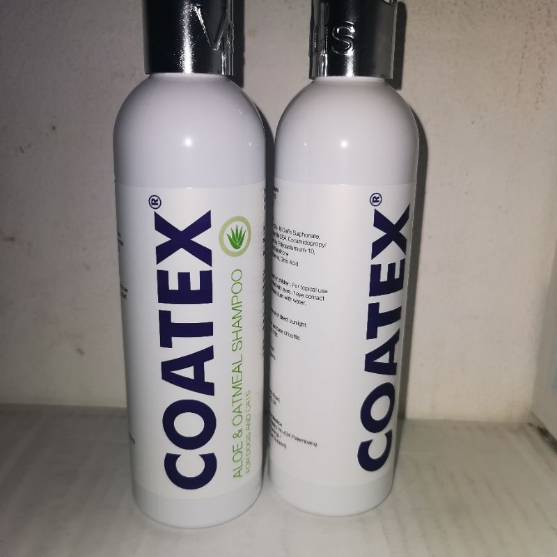 COATEX ALOE OATMEAL-SHAMPO COATEX ALOE OATMEAL-SAMPO PELEMBUT BULU KUCING ANJING-VETPLUS COATEX ALOE