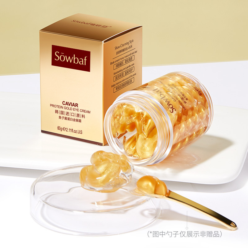 Caviar protein gold eye cream / mata panda gold caviar