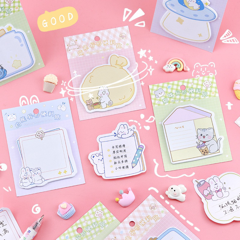 

AJS Sticky notes lucu / sticky note motif / note pad / memopad NP29