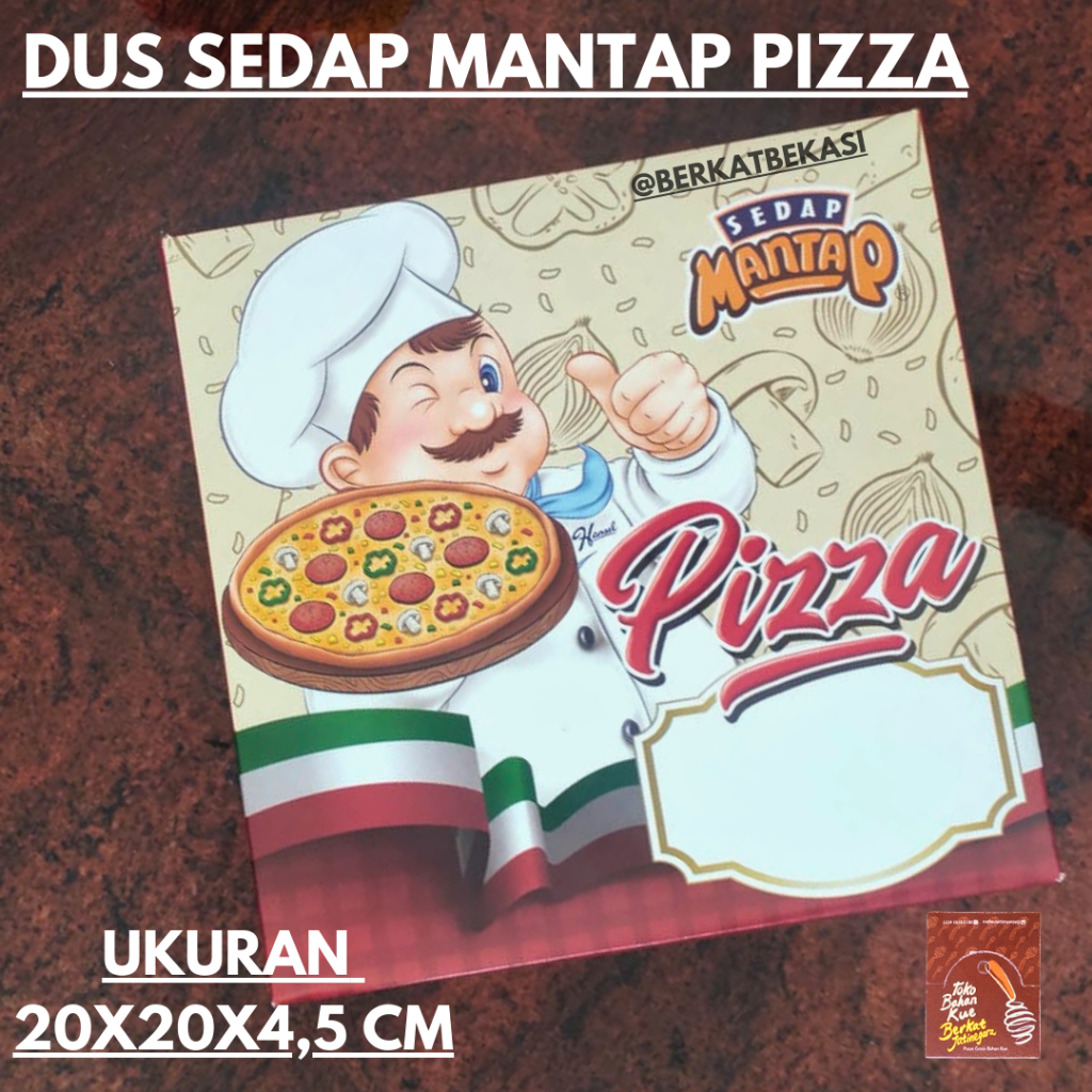 

DUS SEDAP MANTAP PIZZA 20x20/ DUS/BOX/KOTAK DONAT / PACK