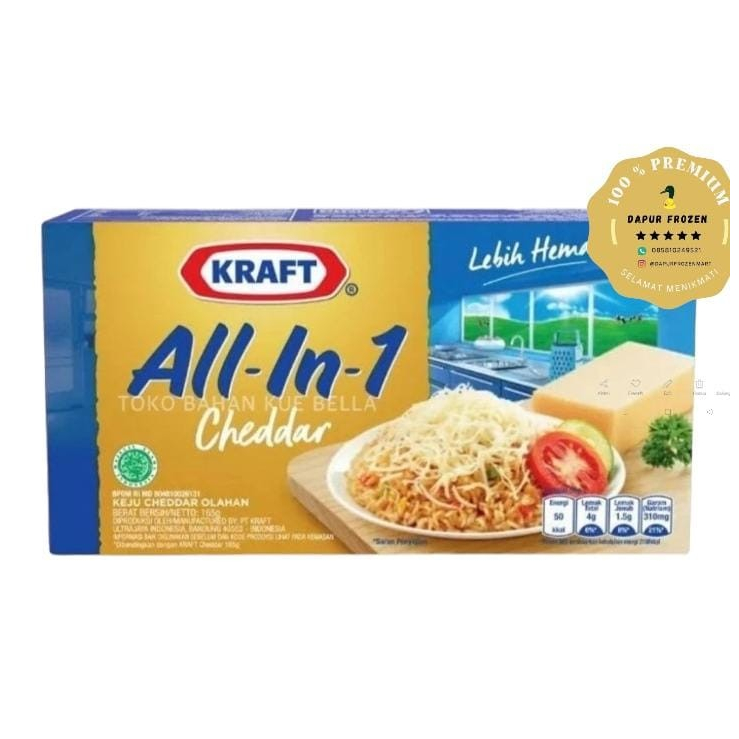 

KRAFT Keju Cheddar All in-1 160 gr