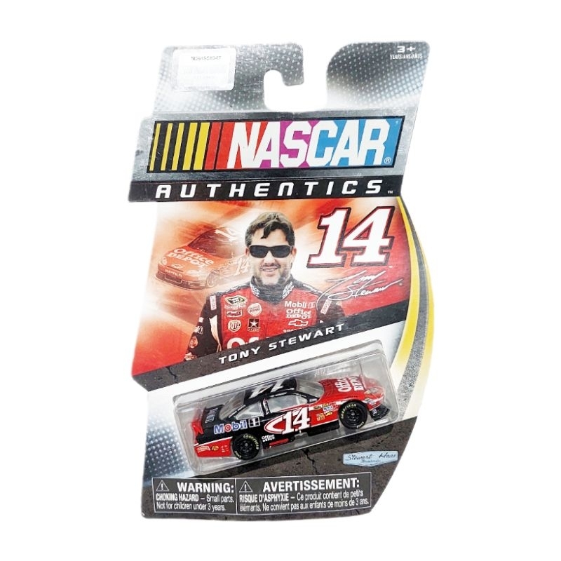 Nascar No 14 Mobil1 Office Depot Tony Stewart Chevrolet Impala AUTHENTICS card
