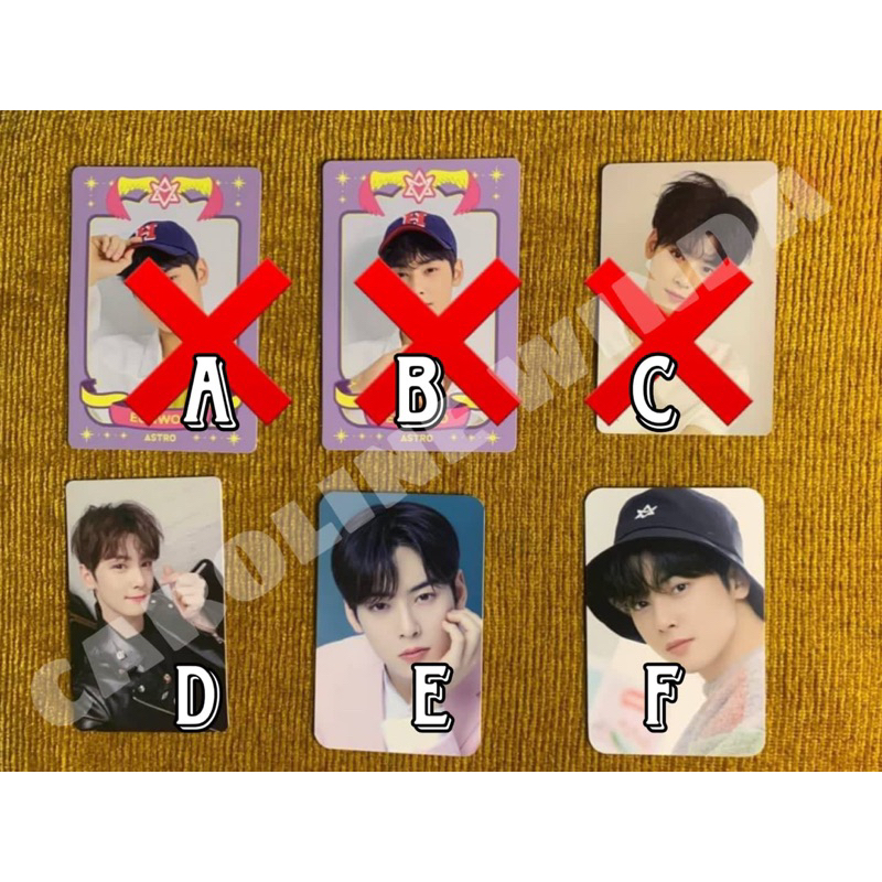 PHOTOCARD EUNWOO ASTRO (BELS)