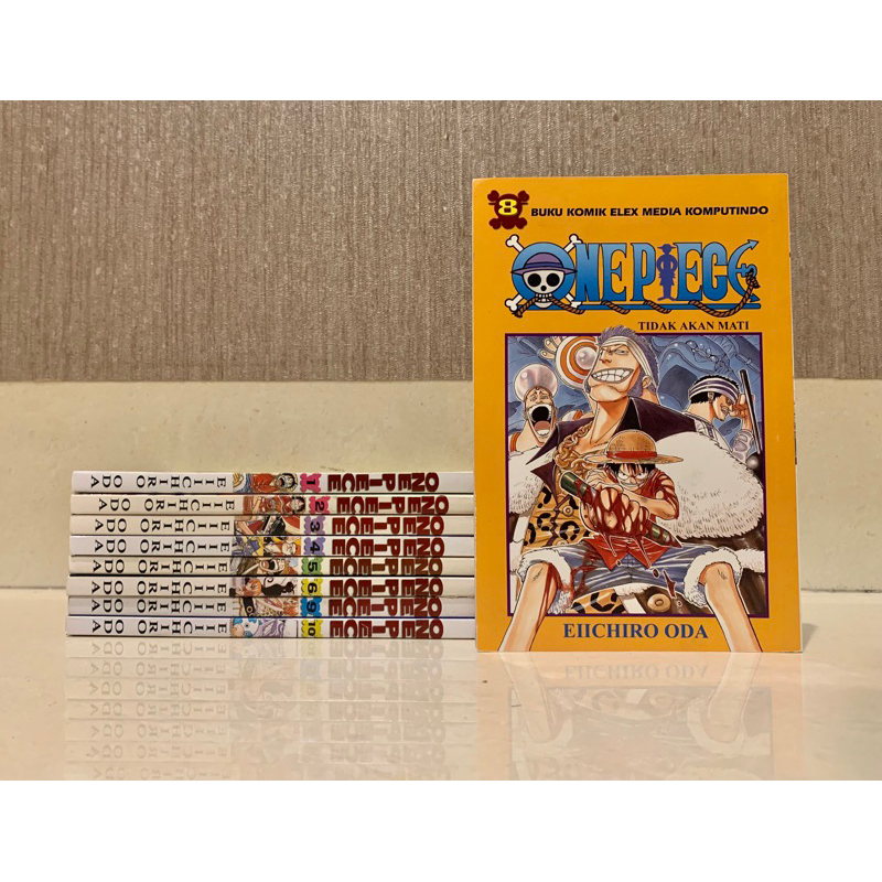 Komik Manga Set One Piece 1,2,3,4,5,6,8,9,10
