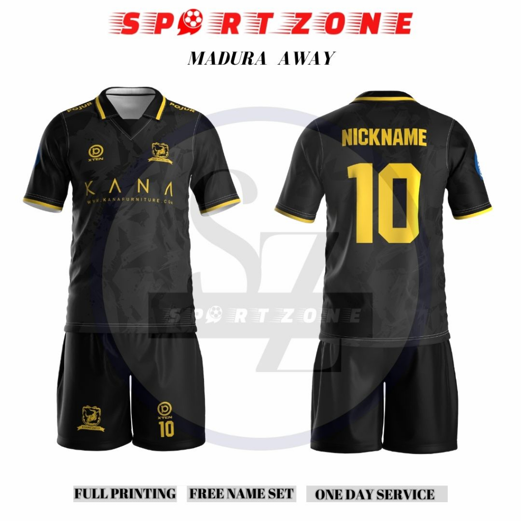 Jersey baju bola Madura United away 2023-2024 premium