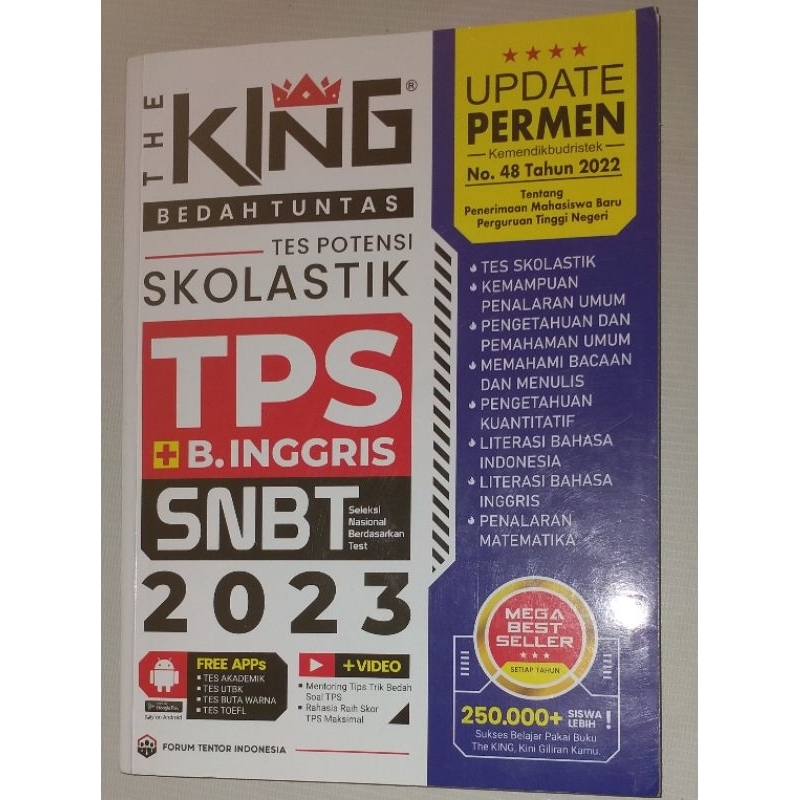 

PRELOVED Buku The King TPS SNBT 2023