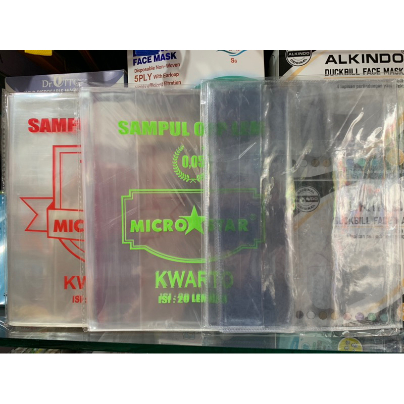 

Sampul plastik buku tulis