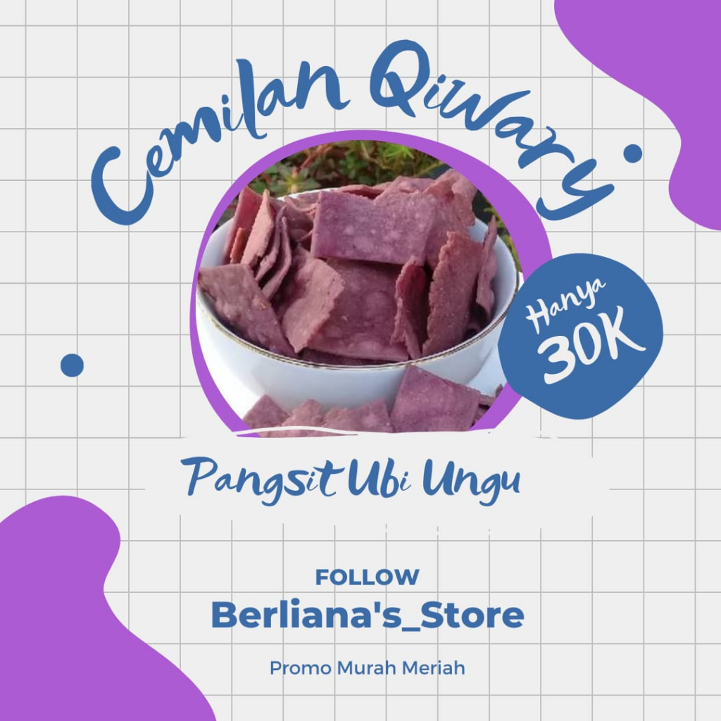 

Keripik Pangsit Ubi Ungu