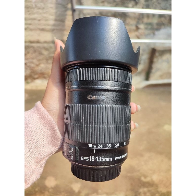 Lensa 18-135mm for Canon second seperti baru, MULUS