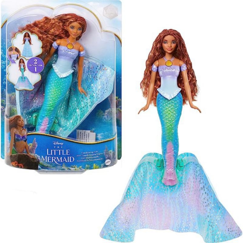 Disney the little mermaid transforming Ariel fashion mermaid doll original