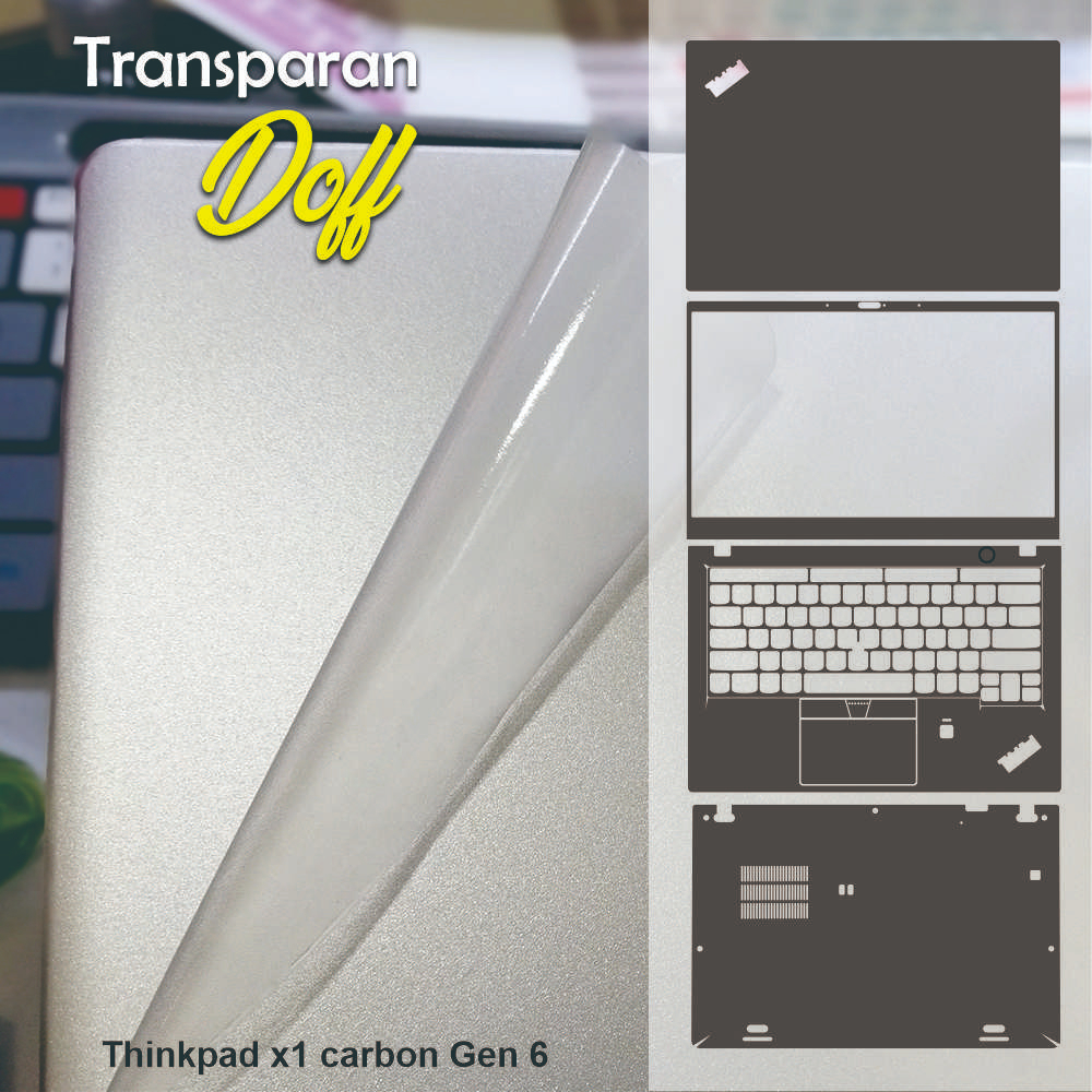 Garskin laptop sticker atau skin laptop lenovo thinkpad x1 carbon 6th