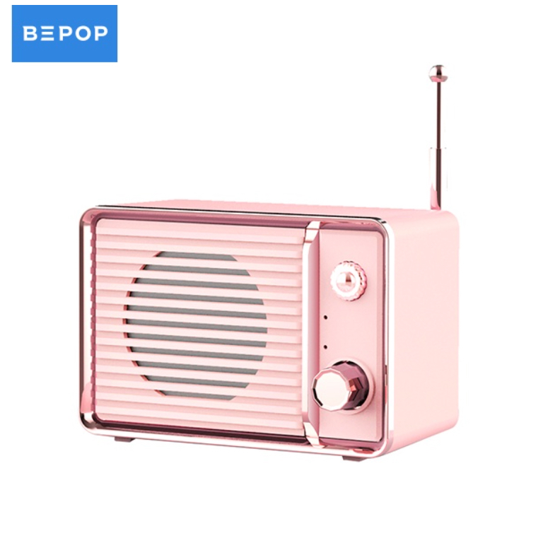 Speaker Radio Mini Bluetooth Bepop White