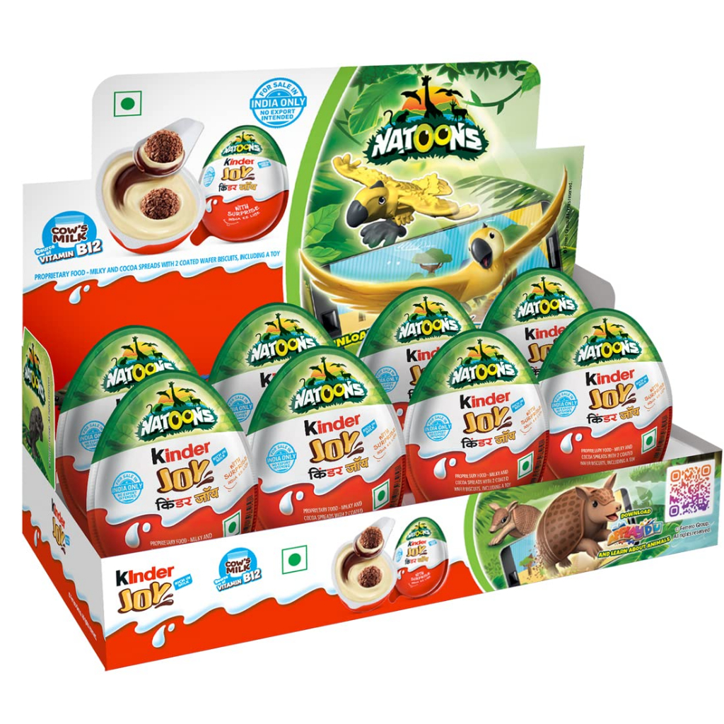Kinder Joy Natoons 20gr / coklat kinder joy