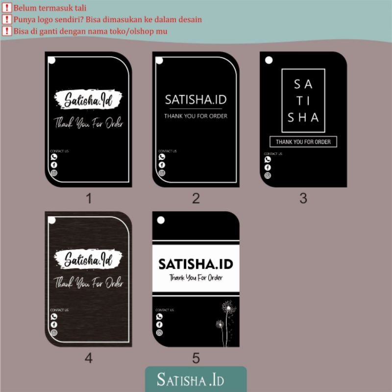 

Hangtag Label Produk Gantungan