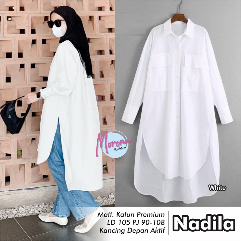 NADILA LONG TUNIK . MORENA