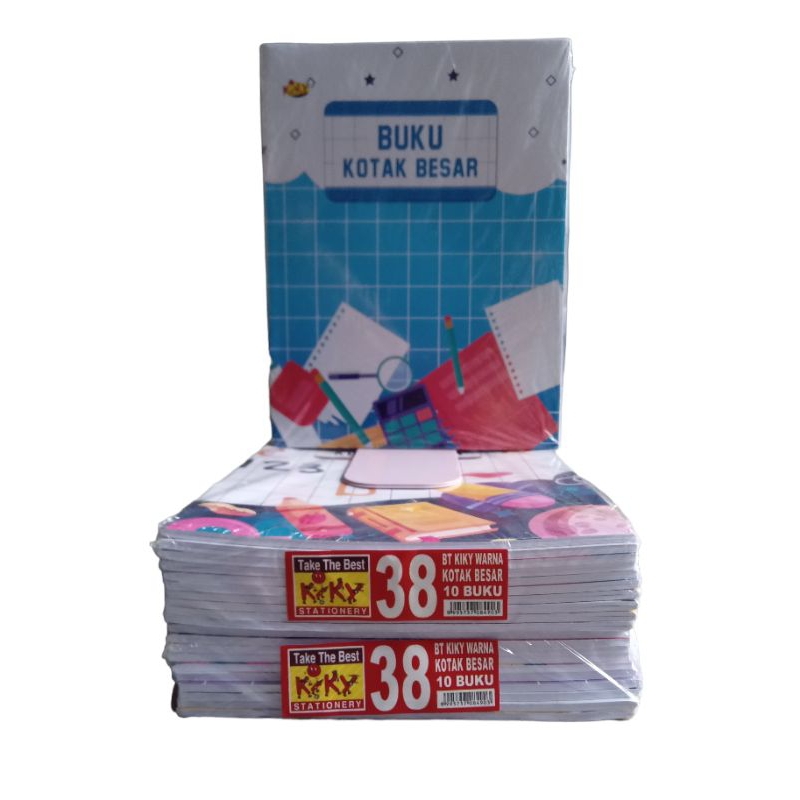 

[10 BUKU] BUKU TULIS PETAK BESAR 38 LEMBAR KIKY