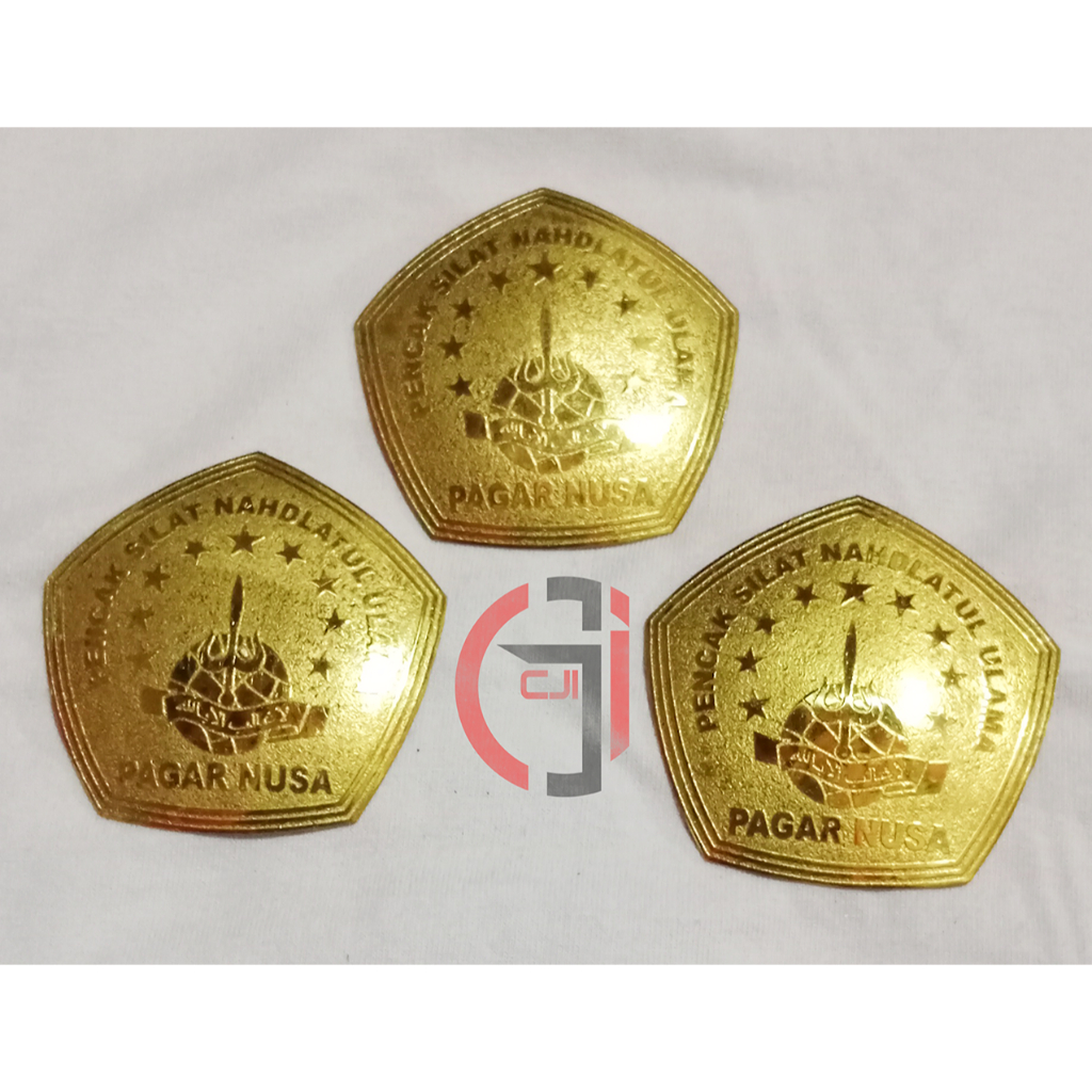 Pin Kuningan Logo Pagar Nusa
