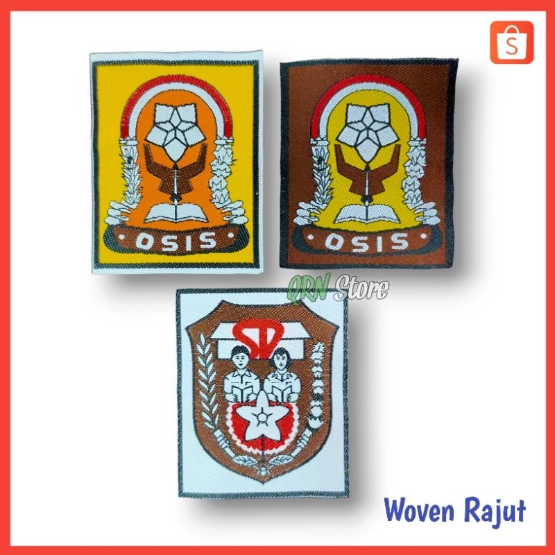 Bet Badge Sekolah SD SMP SMA SMK Bet Osis Bet Saku Seragam Sekolah - Woven