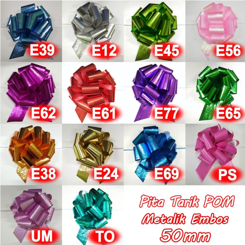 

Pita Tarik Pom Metalik Embos 50mm Ribbon Plastik Kertas Warna Warni Gift Hadiah Parcel Parsel Ulang Tahun Anniversary Birthday Party Wisuda Graduate Bouquete Bucket Pesta Prakarya Kerajinan Craft Crafting Art Seni Kesenian Ikat Pengikat Colorful Malang