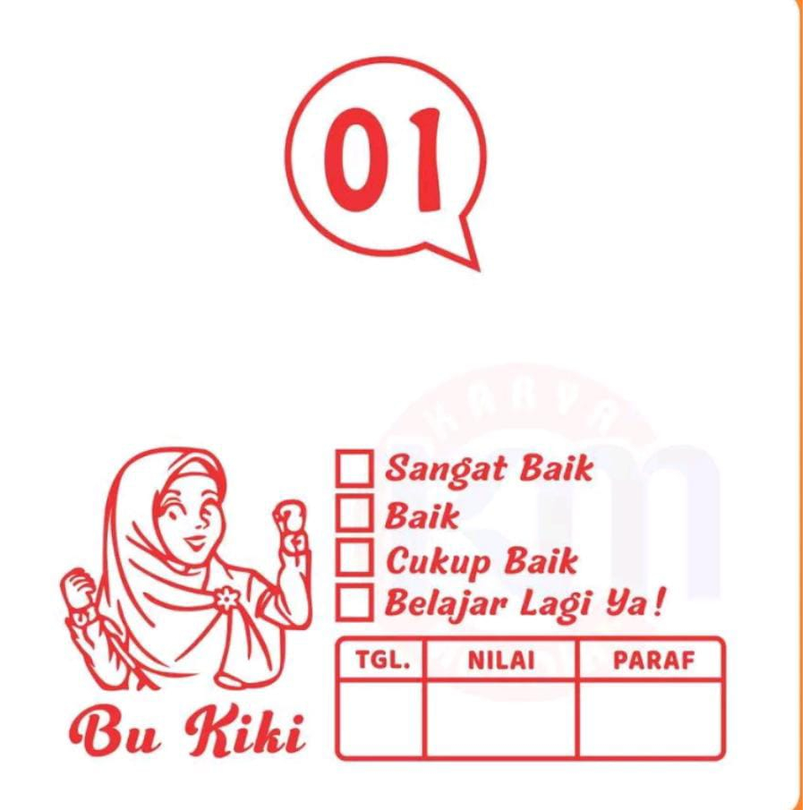 

Stempel penilaian Guru.BISA PAKAI FOTO SENDIRI.