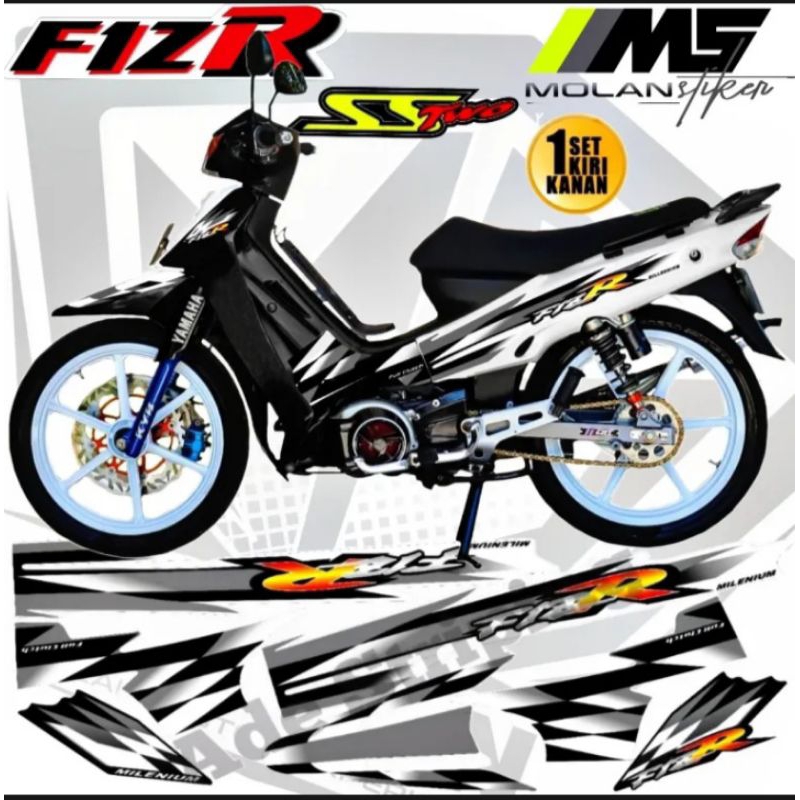 Decal Sticker Striping Variasi Motif Ori F1ZR MILLENIUM /Yamaha F1ZR SE Millenium /F1ZR Spesial Edis