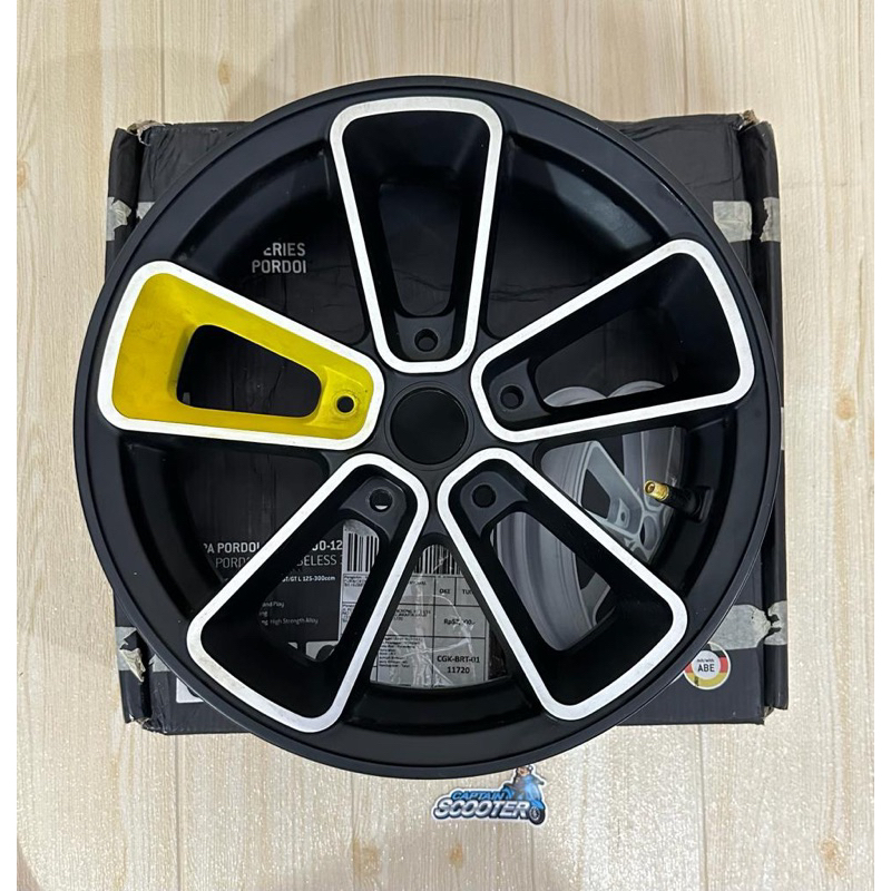 Rims Velg SIP Pordoi Front Vespa Sprint Primavera LX S R12 Ring12 Second