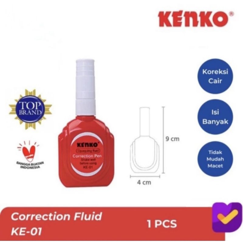 

Tipe X Kenko Original Penghapus Pulpen Tip X Cair Correction Pen Tape