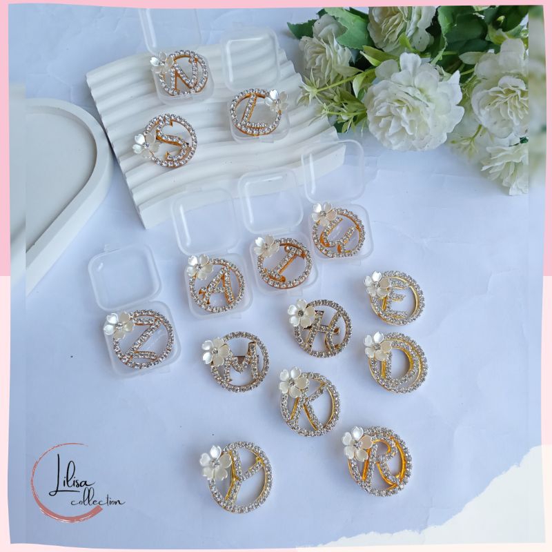 Bros Huruf Inisial Permata Diamond