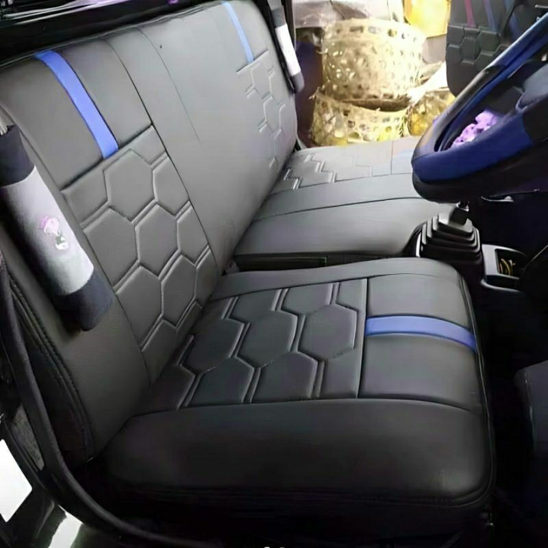 SARUNG JOK MOBIL SS/FUTURA PICK UP VARIASI WARNA KOMBINASI HITAM POLET