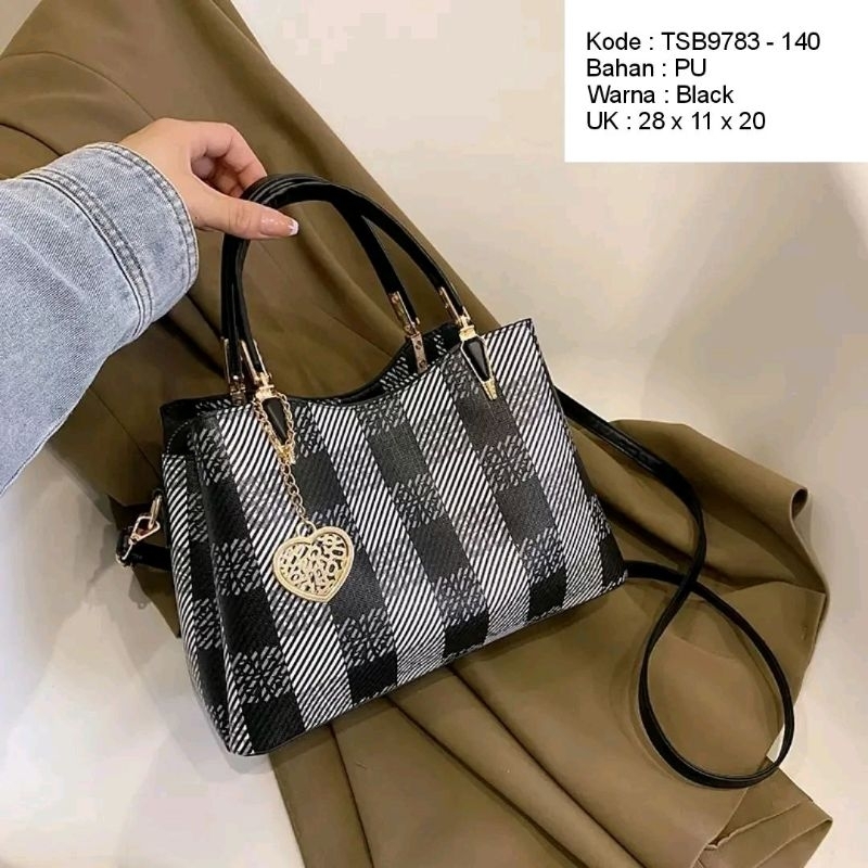 ❤️Tas Surabaya  Tas Import Handbag Korea  Ready Surabaya TSP9783 BLACK