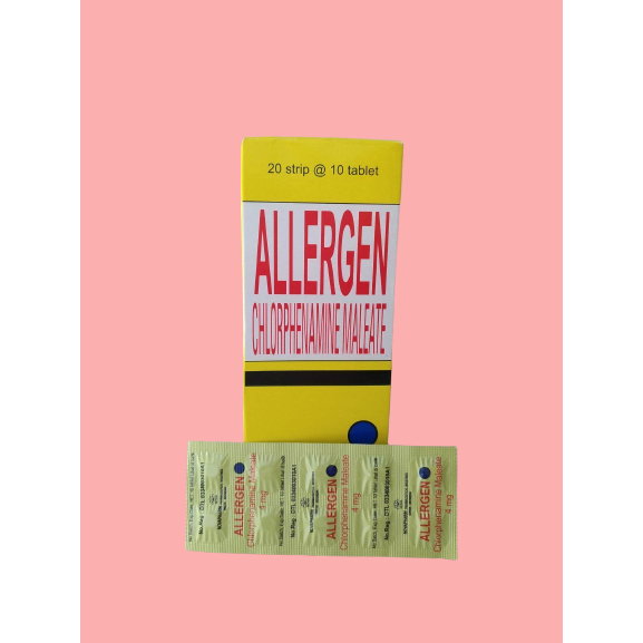 ALLERGEN CTM 4MG PER BOX ISI 20 STRIP
