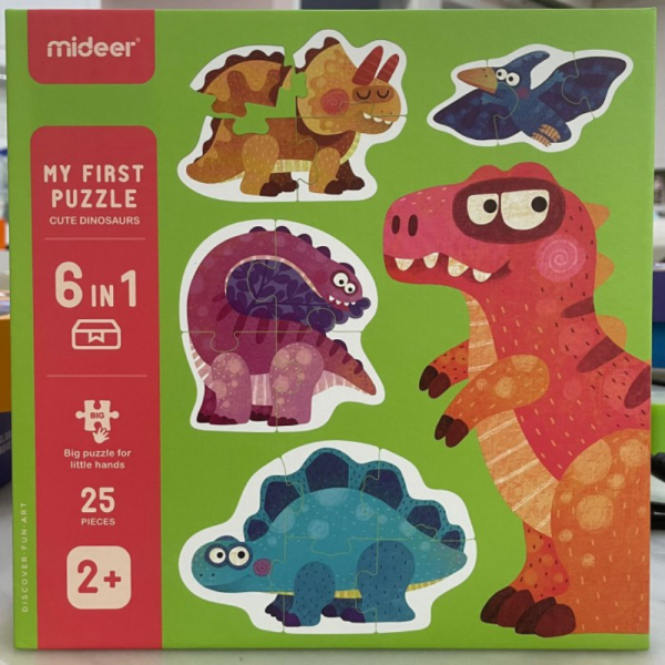 Puzzle edukasi Cute My Mideer Murah Dinosaur - mainan Jual First anak