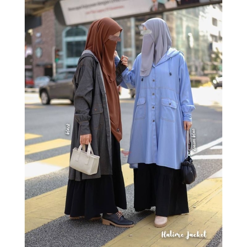 Denim Jacket Halime Khumaira | Jaket Denim Oversize