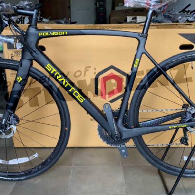 Cutting Sticker Sepeda Polygon strattos 5 ad